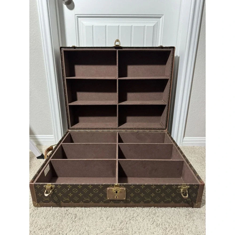 EUC Rare Vintage Louis Vuitton 1960’s Gemine Shoe Trunk